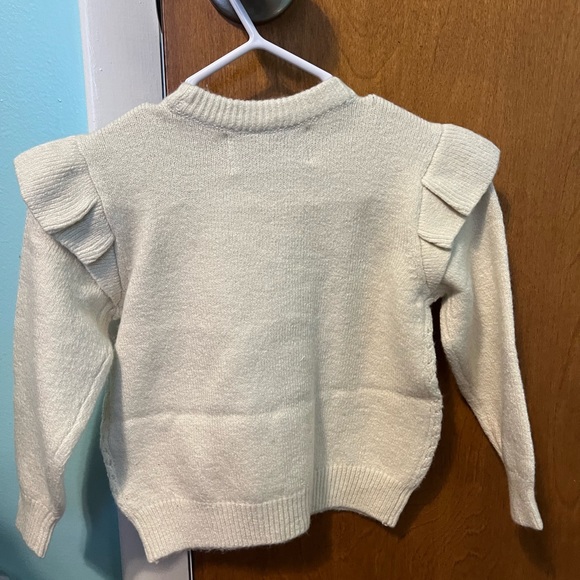 NWT Old Navy Toddler Girls Pointelle Sweater - Picture 3 of 6
